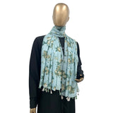 Cotton Floral with Tassels (Digital Print)