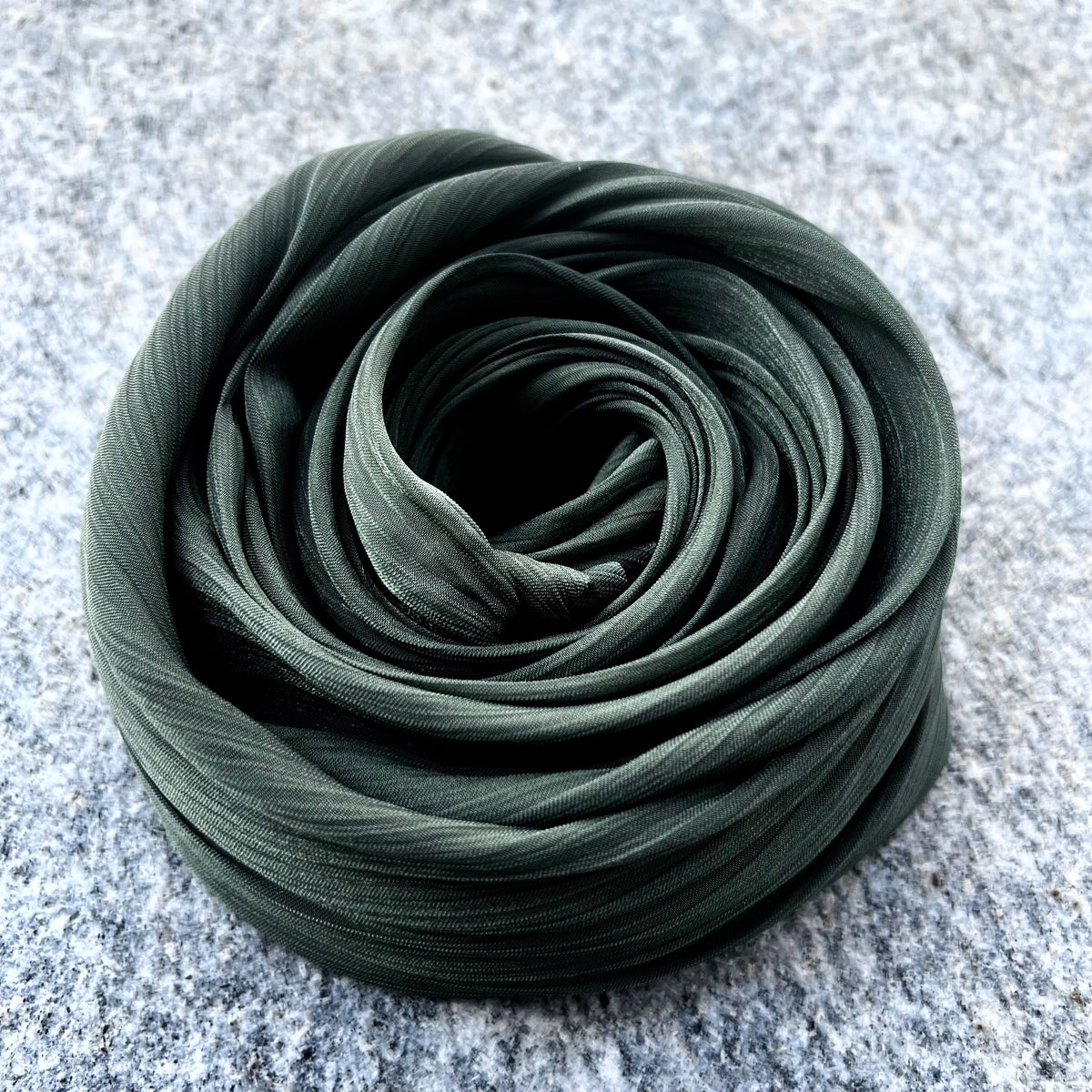 RF Abayas organza shimmer hijab featuring lightweight, sheer fabric with a subtle shimmer for elegant modest style.