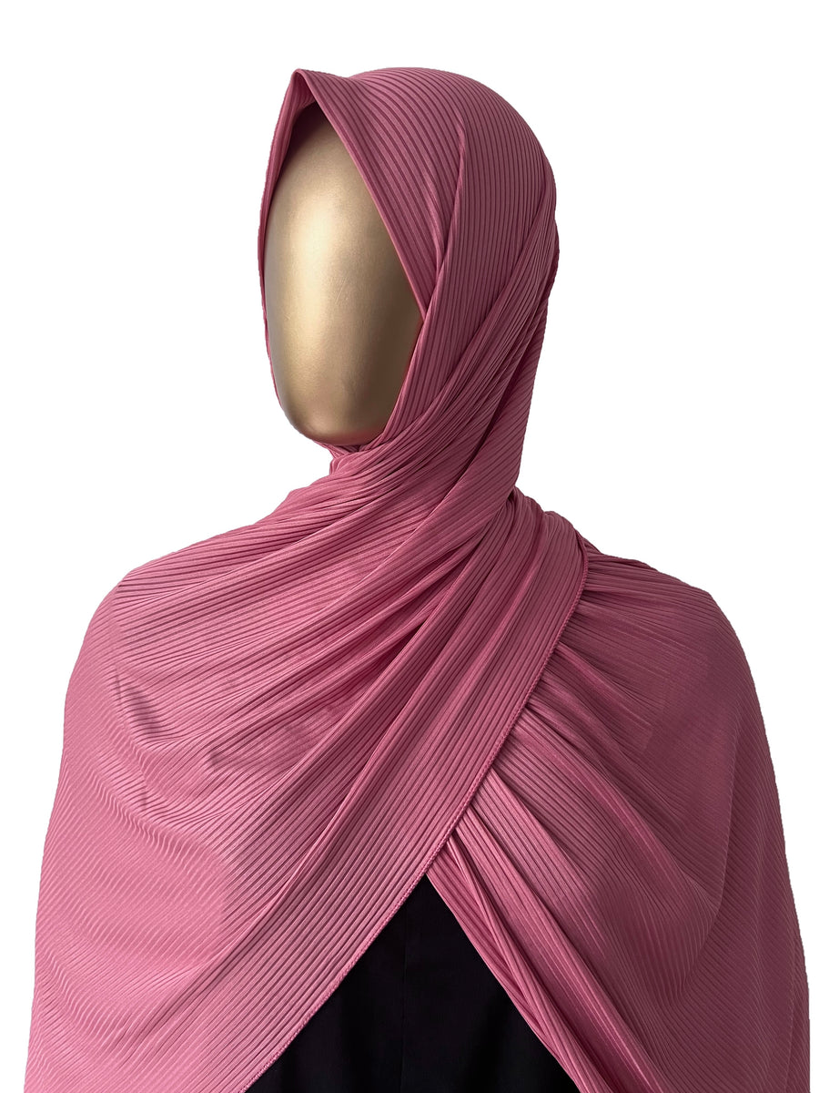 pleated jersey hijab