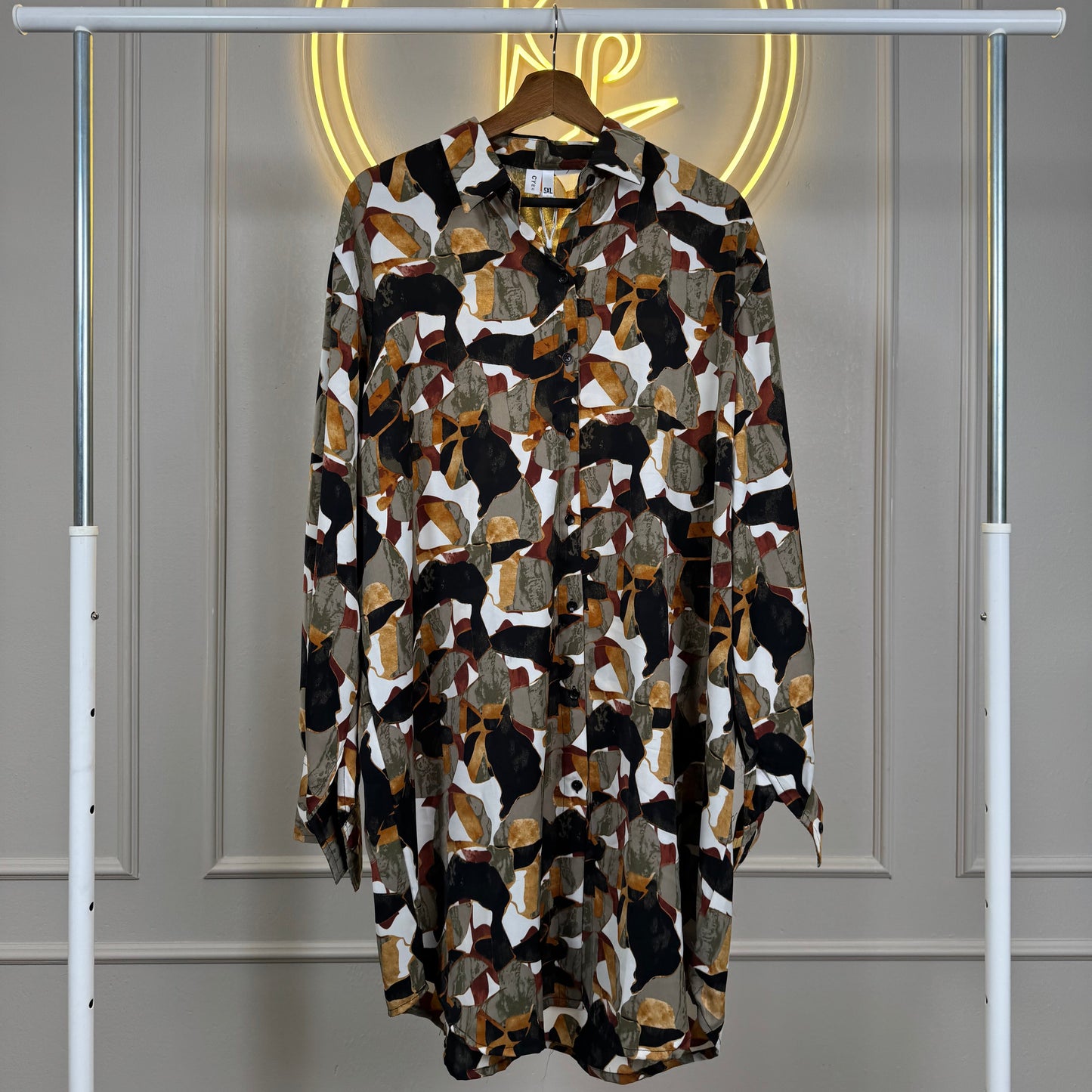 5XL Knee-Length Top - RF Abayas