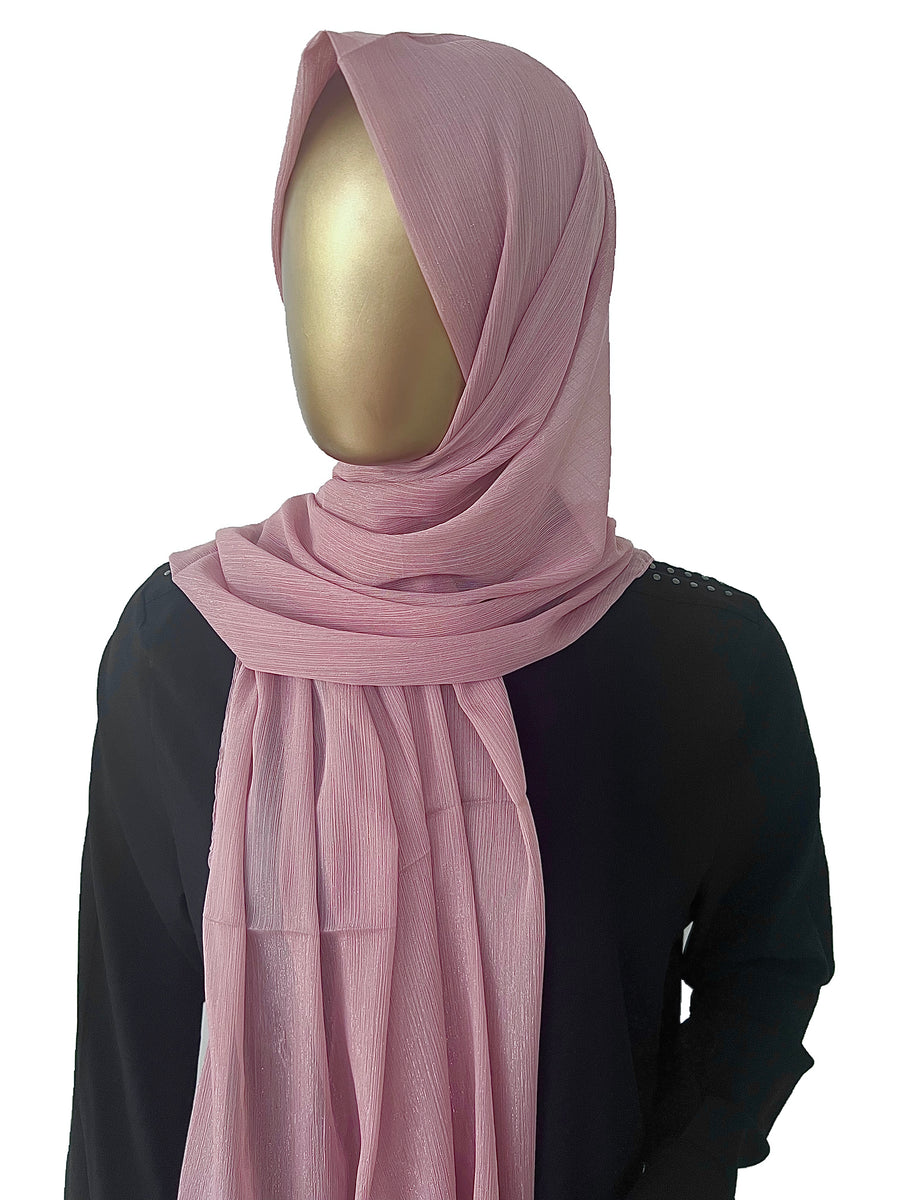 cotton shimmer hijab