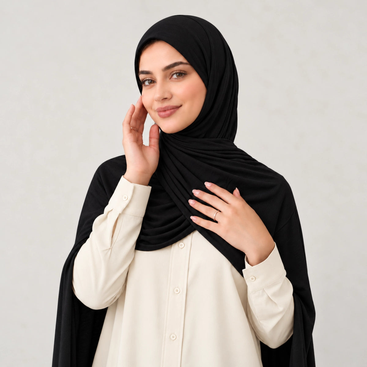 Bamboo Jersey Hijab – Zera