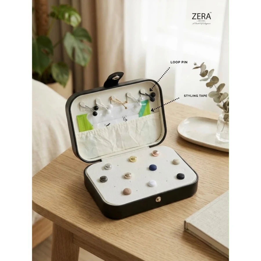 Zera travel-size hijab pin organizer box