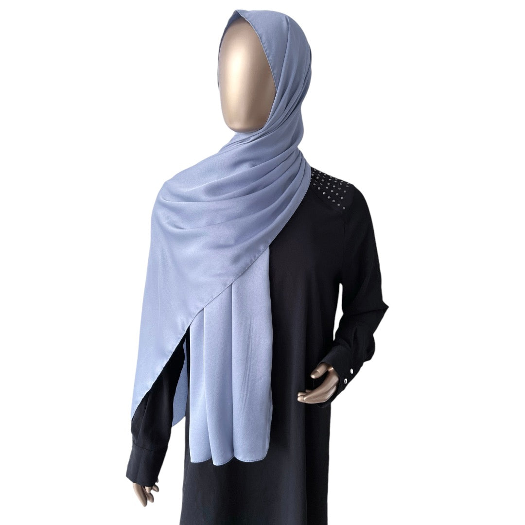 Bubble Satin Hijab, view 9 – RF Abayas & Hijabs