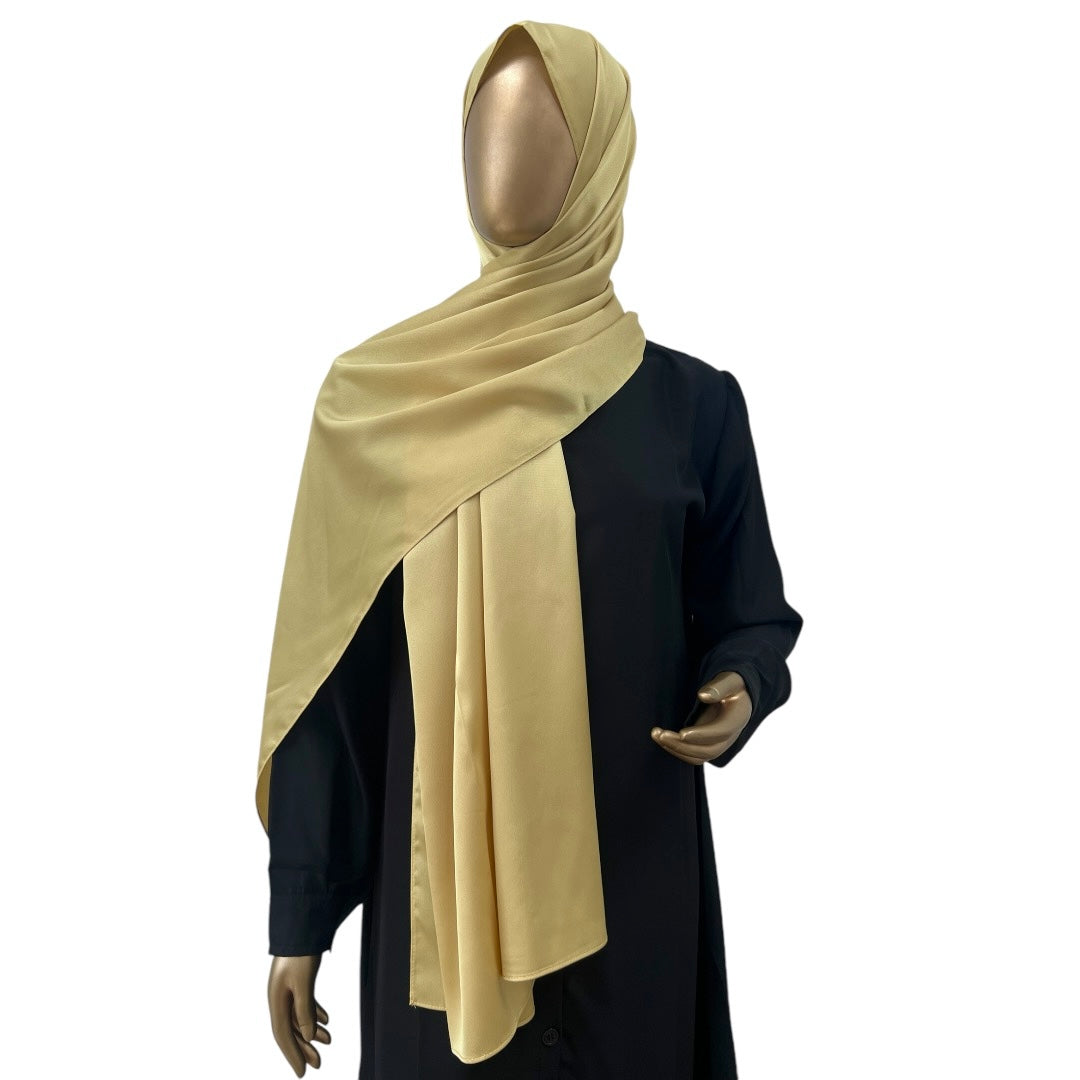 Bubble Satin Hijab, view 7 – RF Abayas & Hijabs