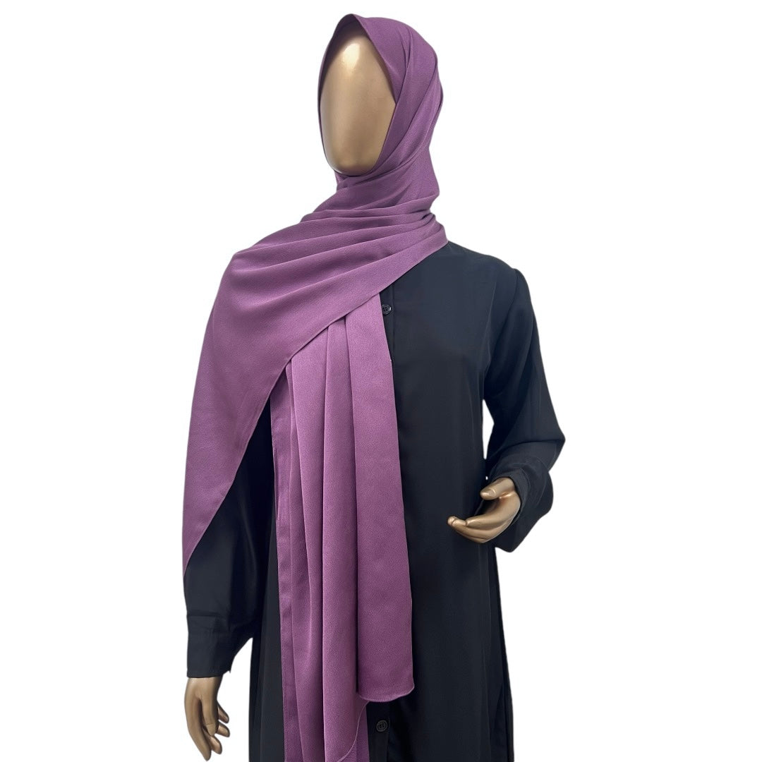 Bubble Satin Hijab, view 2 – RF Abayas & Hijabs