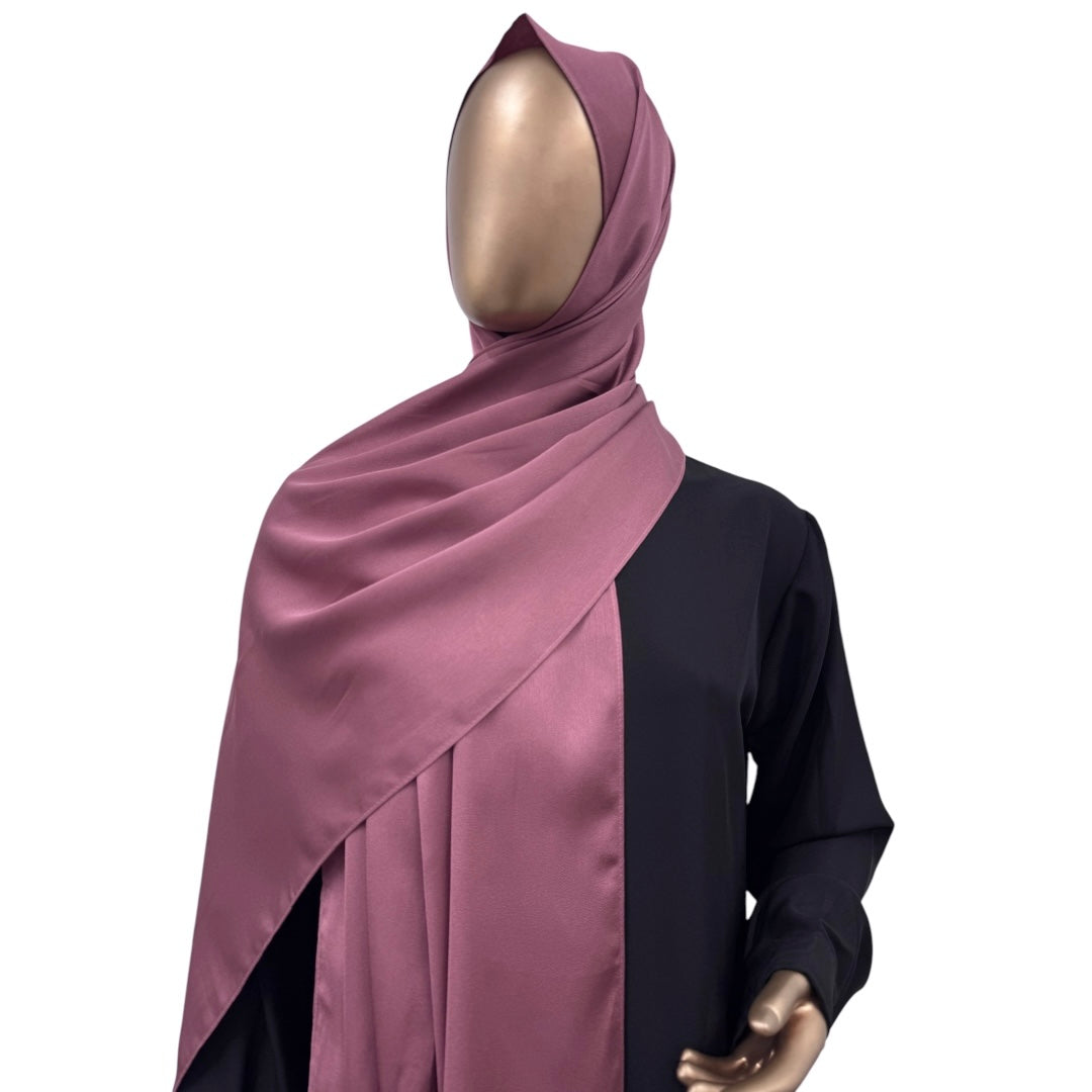Bubble Satin Hijab, view 4 – RF Abayas & Hijabs