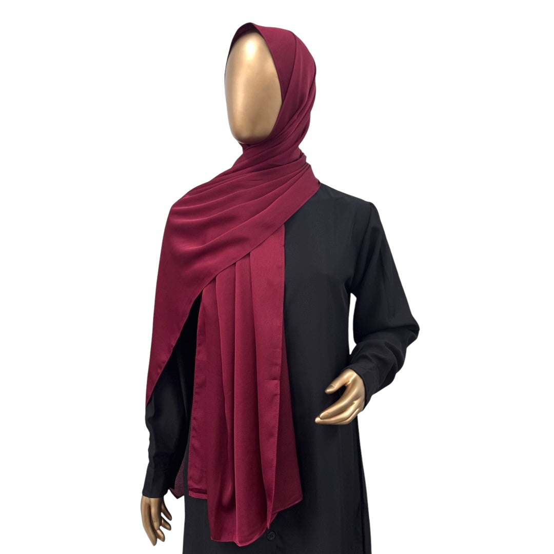 Bubble Satin Hijab, view 8 – RF Abayas & Hijabs