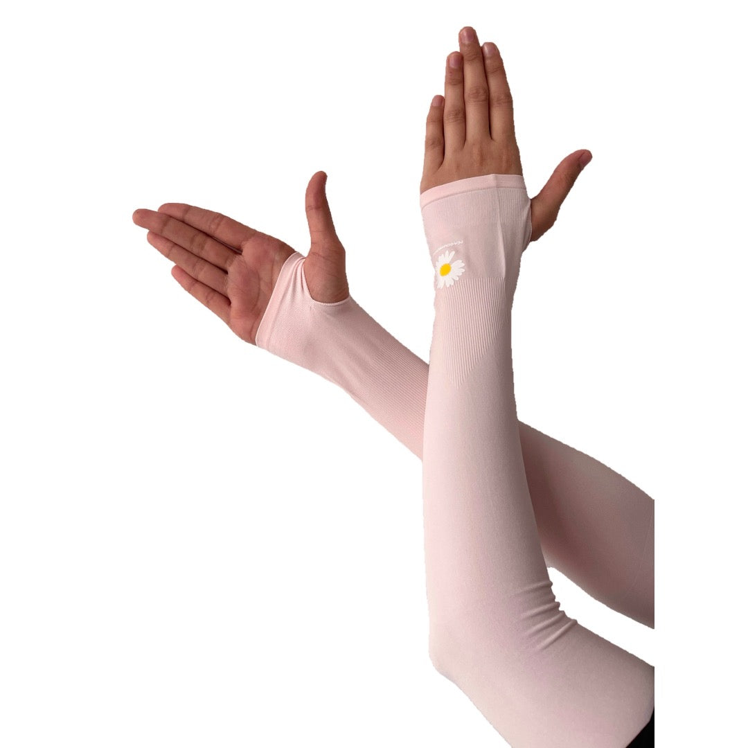 UV Protection Arm Sleeves – Floral Print, view 4 – RF Abayas & Hijabs
