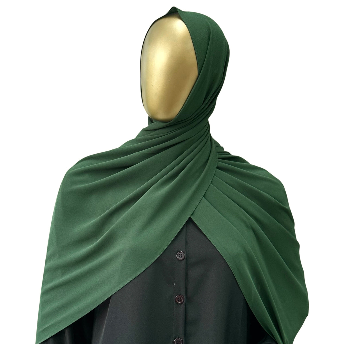 Malaysian Georgette hijab in camel color by RF Abayas, lightweight and elegant fabric perfect for everyday wear.