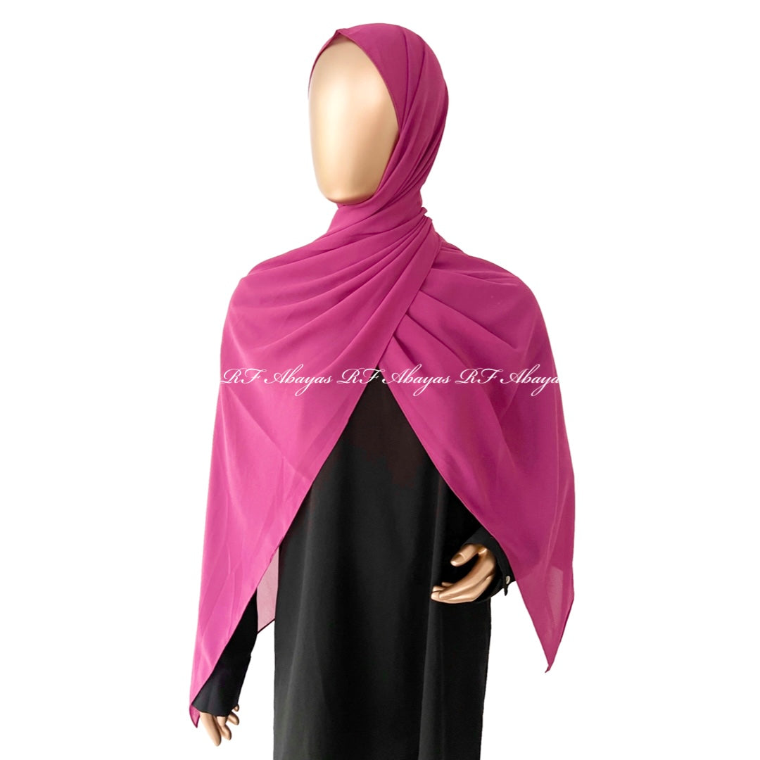 Premium Malaysian Georgette Hijab, view 4 – RF Abayas & Hijabs