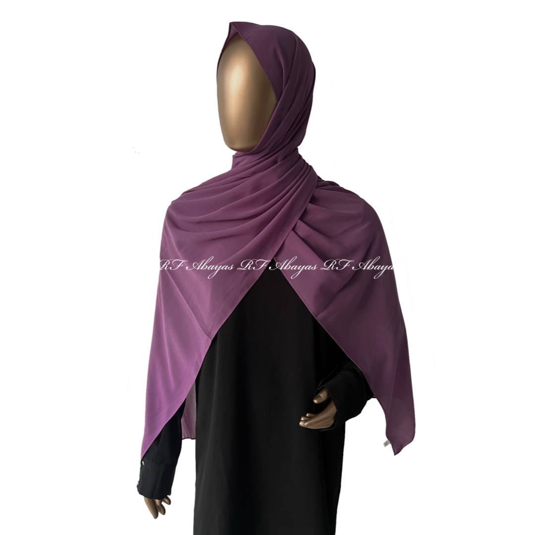 Premium Malaysian Georgette Hijab, view 8 – RF Abayas & Hijabs