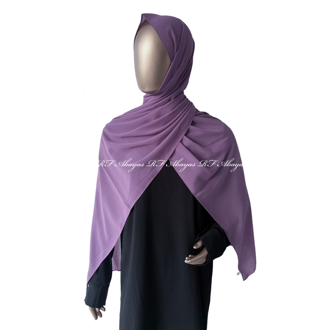 Premium Malaysian Georgette Hijab, view 10 – RF Abayas & Hijabs