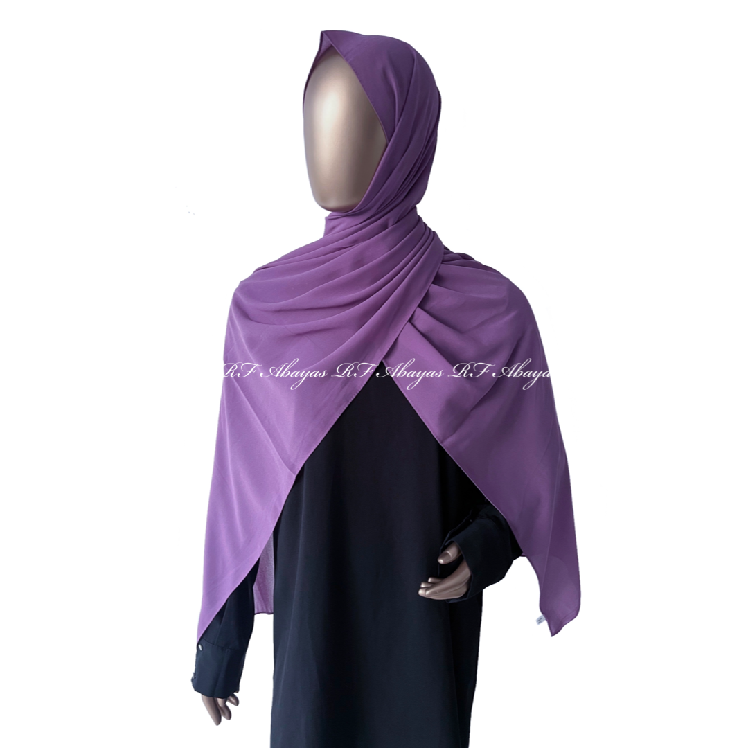 Premium Malaysian Georgette Hijab, view 9 – RF Abayas & Hijabs