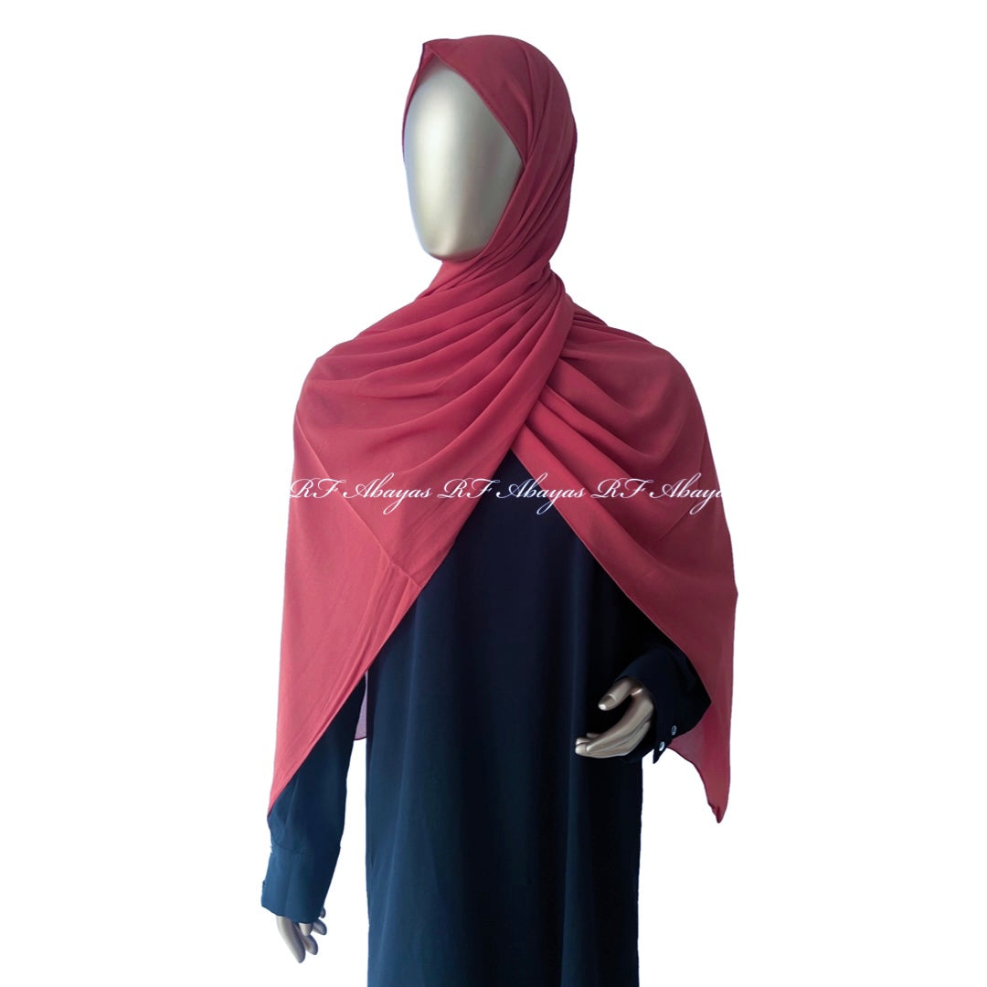 Premium Malaysian Georgette Hijab, view 2 – RF Abayas & Hijabs