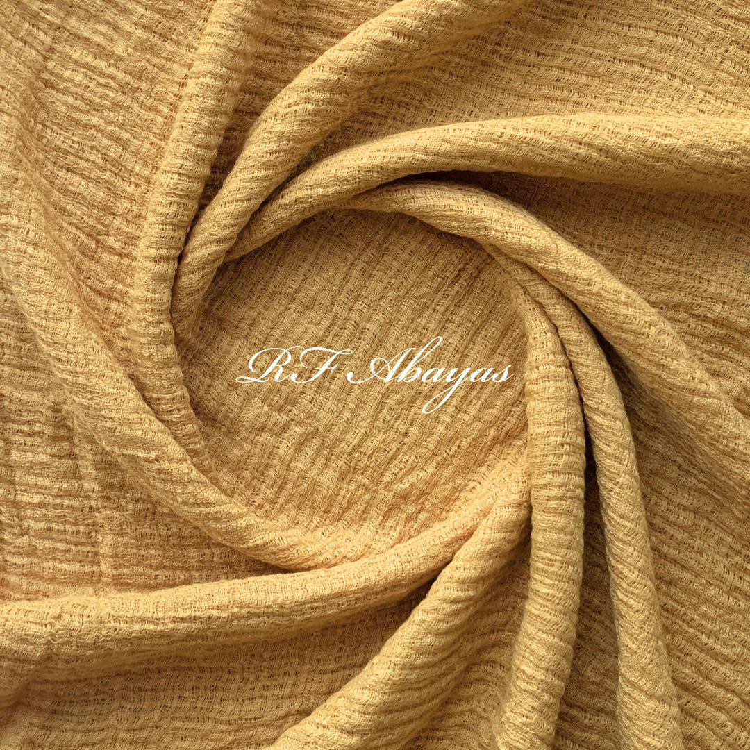 Heavy crinkled cotton hijab in maroon, textured, lightweight fabric with elegant drape - view 9 - RF Abayas & Hijabs