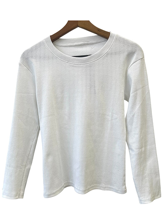 Ribbed Round Neck Inner Wear for Women - RF Abayas