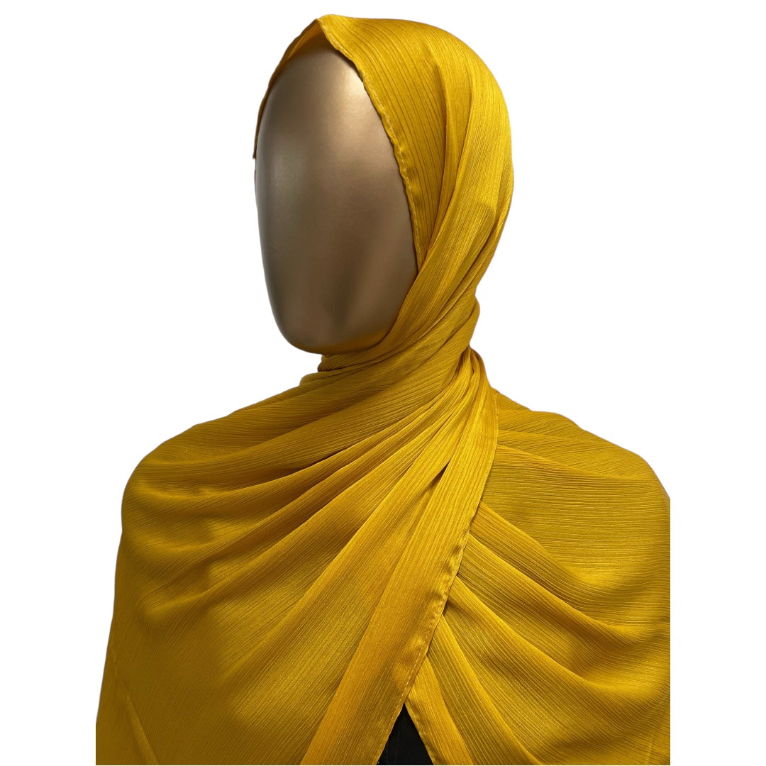 Textured Satin Hijab – 2 Meter, view 3 – RF Abayas & Hijabs