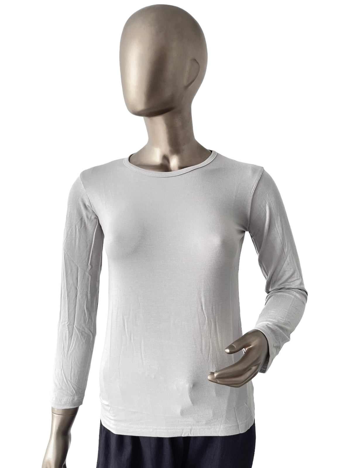 Black women's full sleeve innerwear in XL size by RF Abayas, showing a comfortable, fitted design for women.