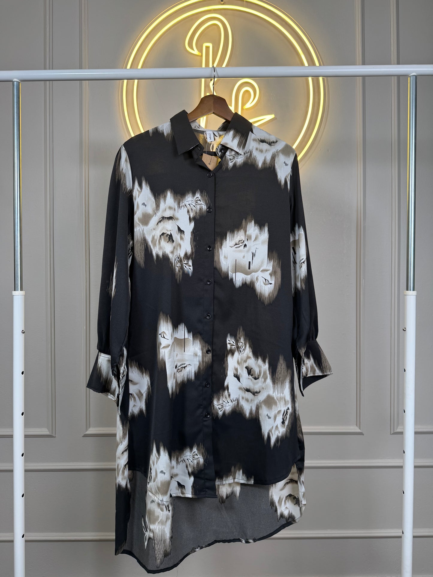 Women’s Knee Length Shirt Tops - XL - RF Abayas