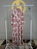 Summer Friendly Maxi Dress - 56” Length- Smocked Sleeves
