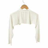 Off White turtleneck full sleeve shrug inner for women – soft stretch jersey shoulder & arm cover | RF Abayas