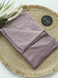 RF Abayas bamboo jersey hijab in soft, breathable fabric, shown in a versatile drape style on a neutral background.