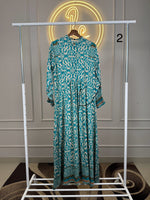 Summer Friendly Maxi Dress - 56” Length- Smocked Sleeves