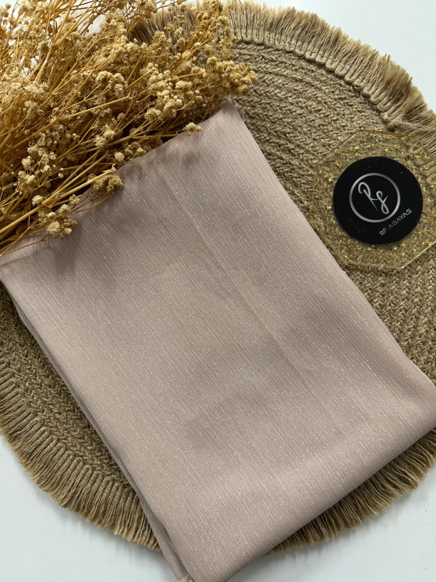 Premium Metallic Silk Shimmer - Hijab - RF Abayas