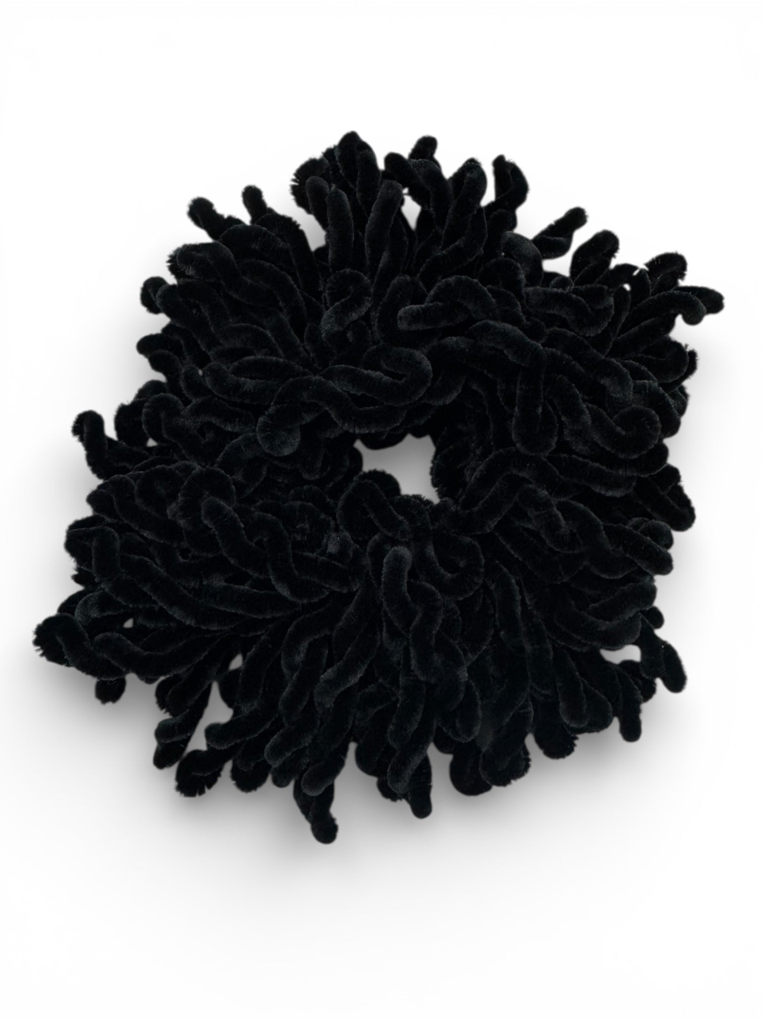 Velvet Touch Scrunchie – Classic Black - Scrunchie - RF Abayas