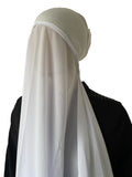 Tube Cap Attached Instant Hijab