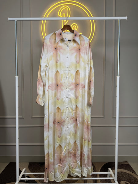 Printed Maxi Dress - 55” Length