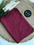 RF Abayas bamboo jersey hijab in soft, lightweight fabric, showcasing a smooth, draped style in natural bamboo color.