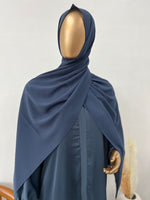 Everyday Comfort Abaya - Dark Slate Blue