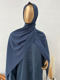 Everyday Comfort Abaya - Dark Slate Blue