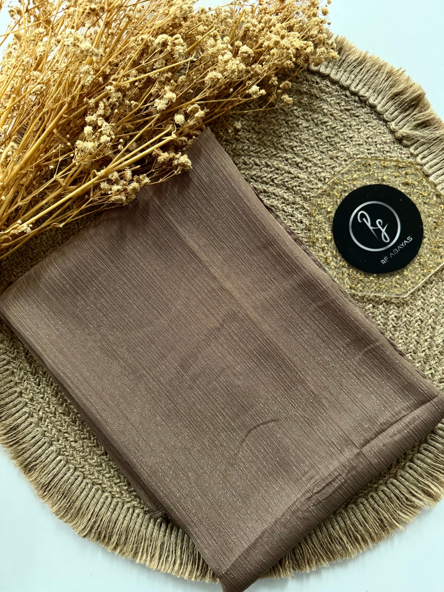 Premium Metallic Silk Shimmer - Hijab - RF Abayas