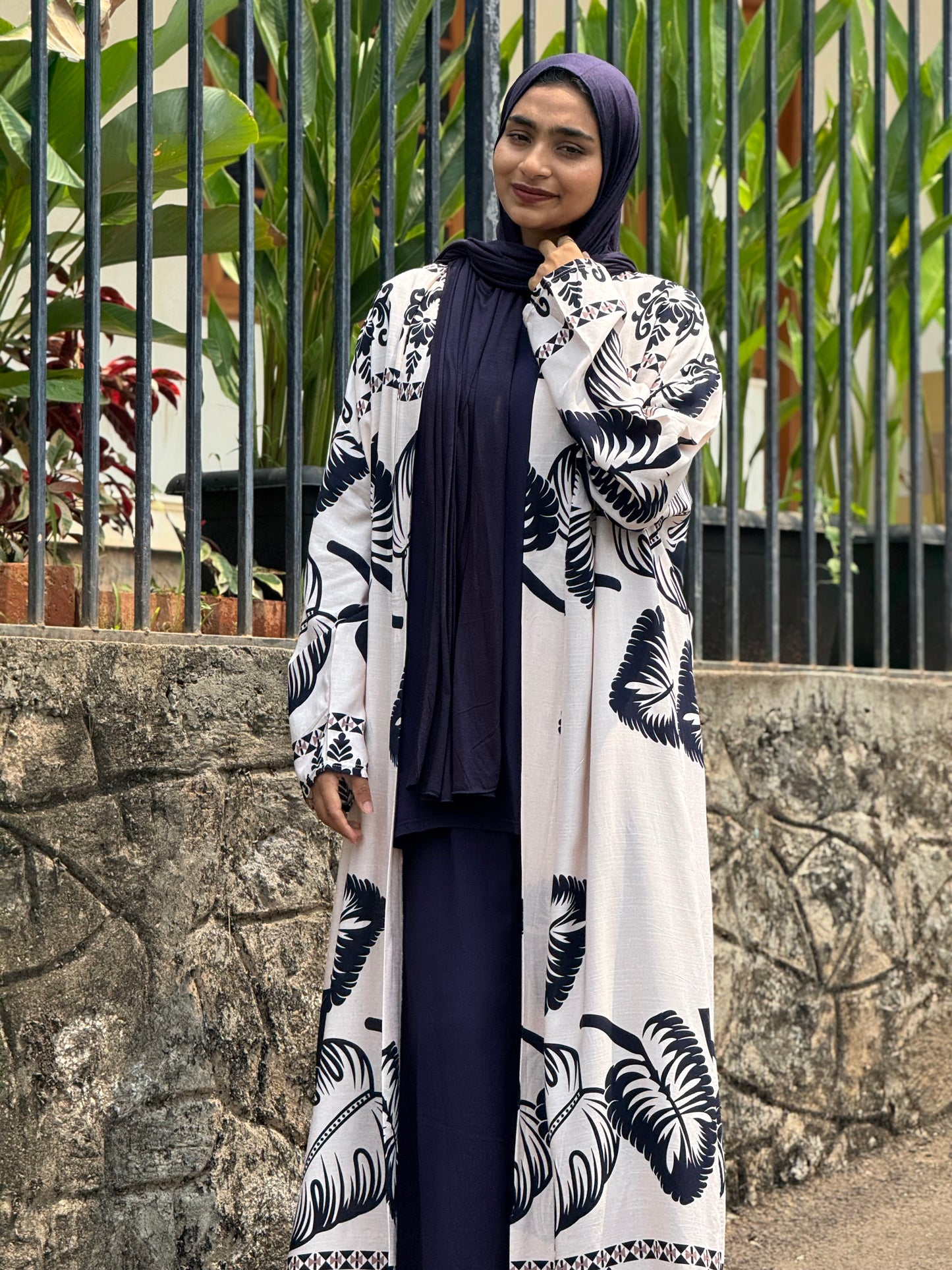 Women’s Dubai Imported Printed Shrug Set with Inner & Loose Pants – 56 Inch Summer Friendly Free Size Fit Up to 4XL