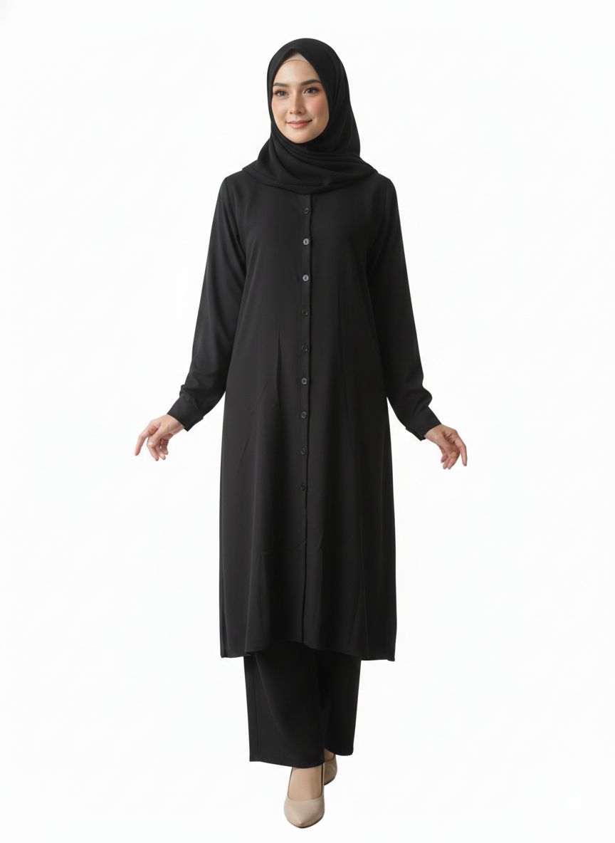 Full Sleeve long Cordset - Large Size - Cord Set - RF Abayas
