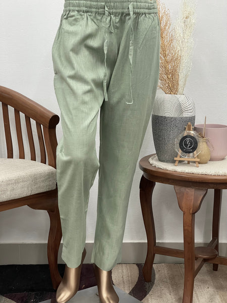 Women’s Linen Pants - Mint