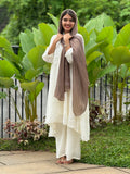 RF Abayas premium imported cotton Hakoba cord set with high-low top and palazzo pants, fits up to 3XL, stylish and comfortable.