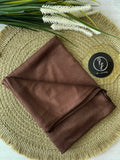 RF Abayas bamboo jersey hijab in soft, breathable fabric with elegant drape, shown in neutral color.