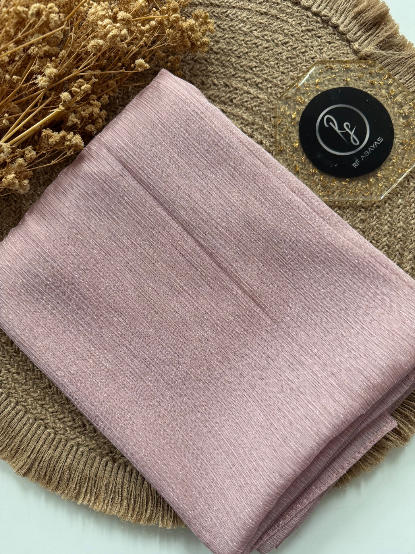 Premium Metallic Silk Shimmer - Hijab - RF Abayas