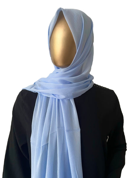 Exclusive Shaded Lilen shimmer hijab (EZ-F72-C9)