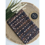 Animal print chiffon hijab by RF Abayas featuring a stylish, lightweight fabric with a bold, patterned design.