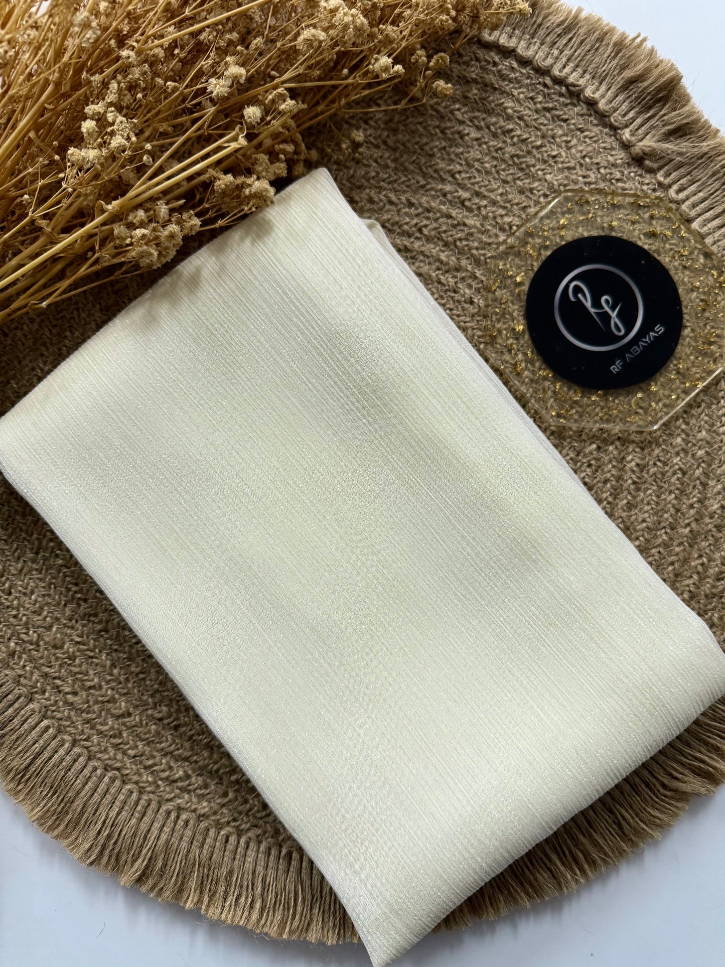 Premium Metallic Silk Shimmer - Hijab - RF Abayas