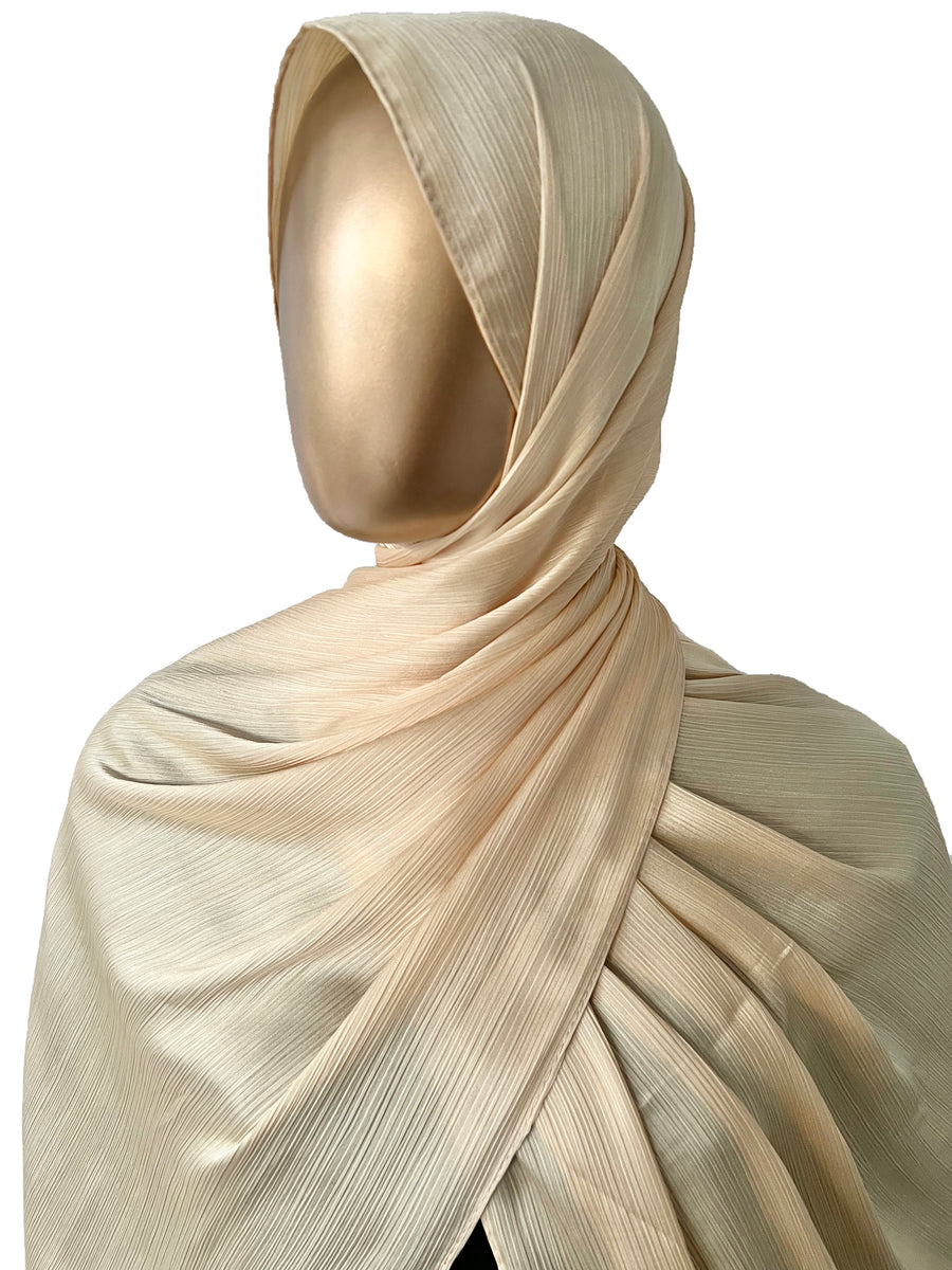 Fushia Pink Muna Satin Hijab