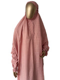 Islamic Prayer Dress / Jilbab - Light Coral
