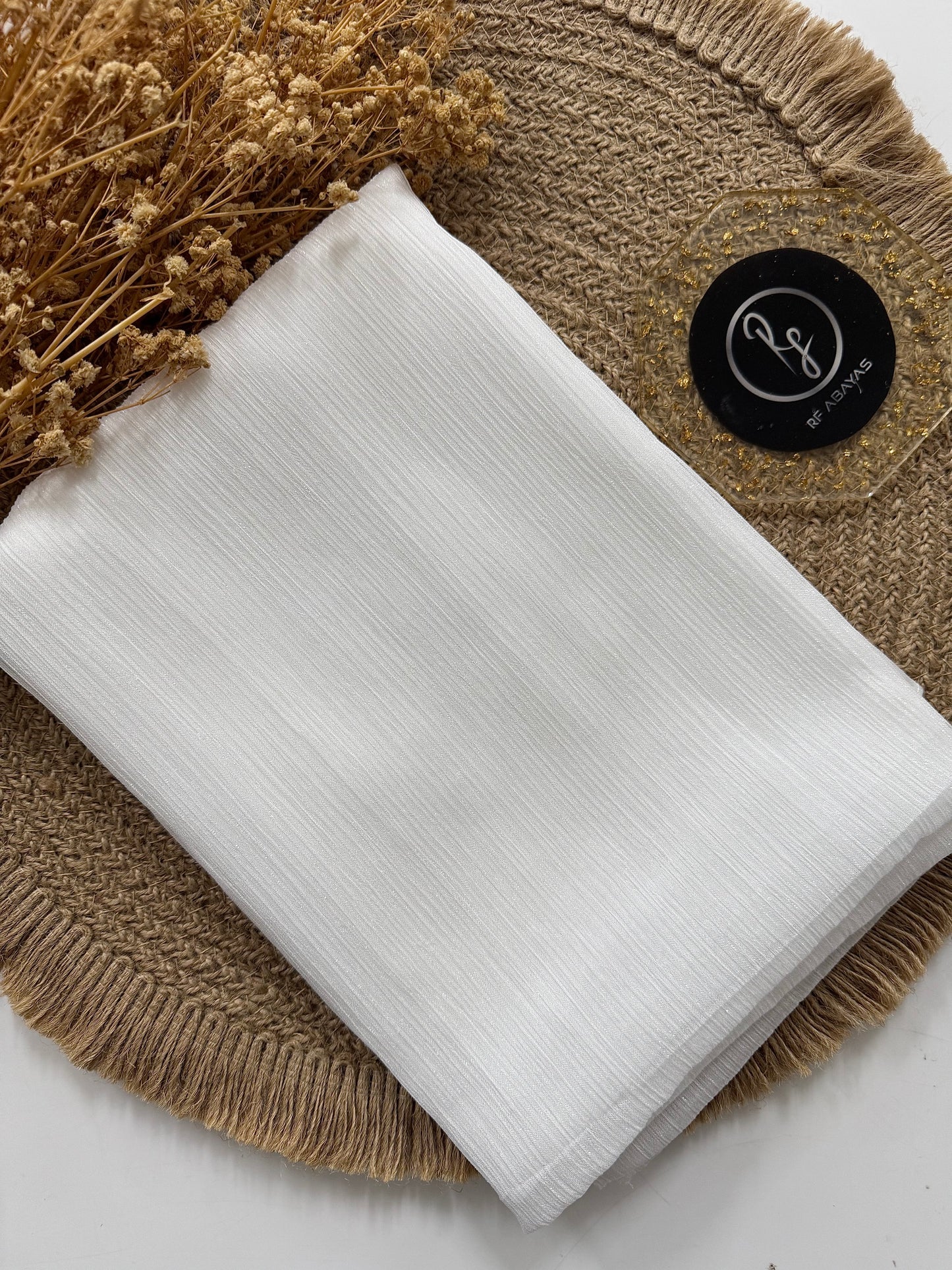 Premium Metallic Silk Shimmer - Hijab - RF Abayas