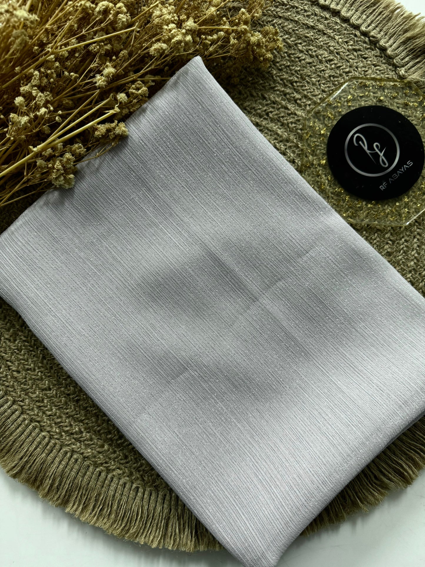 Premium Metallic Silk Shimmer - Hijab - RF Abayas