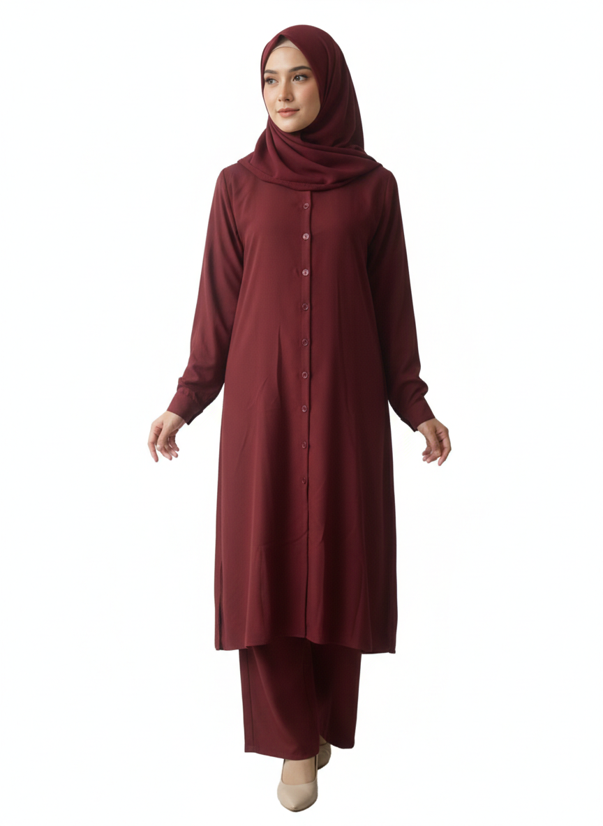 Full Sleeve long Cordset - Large Size - Cord Set - RF Abayas